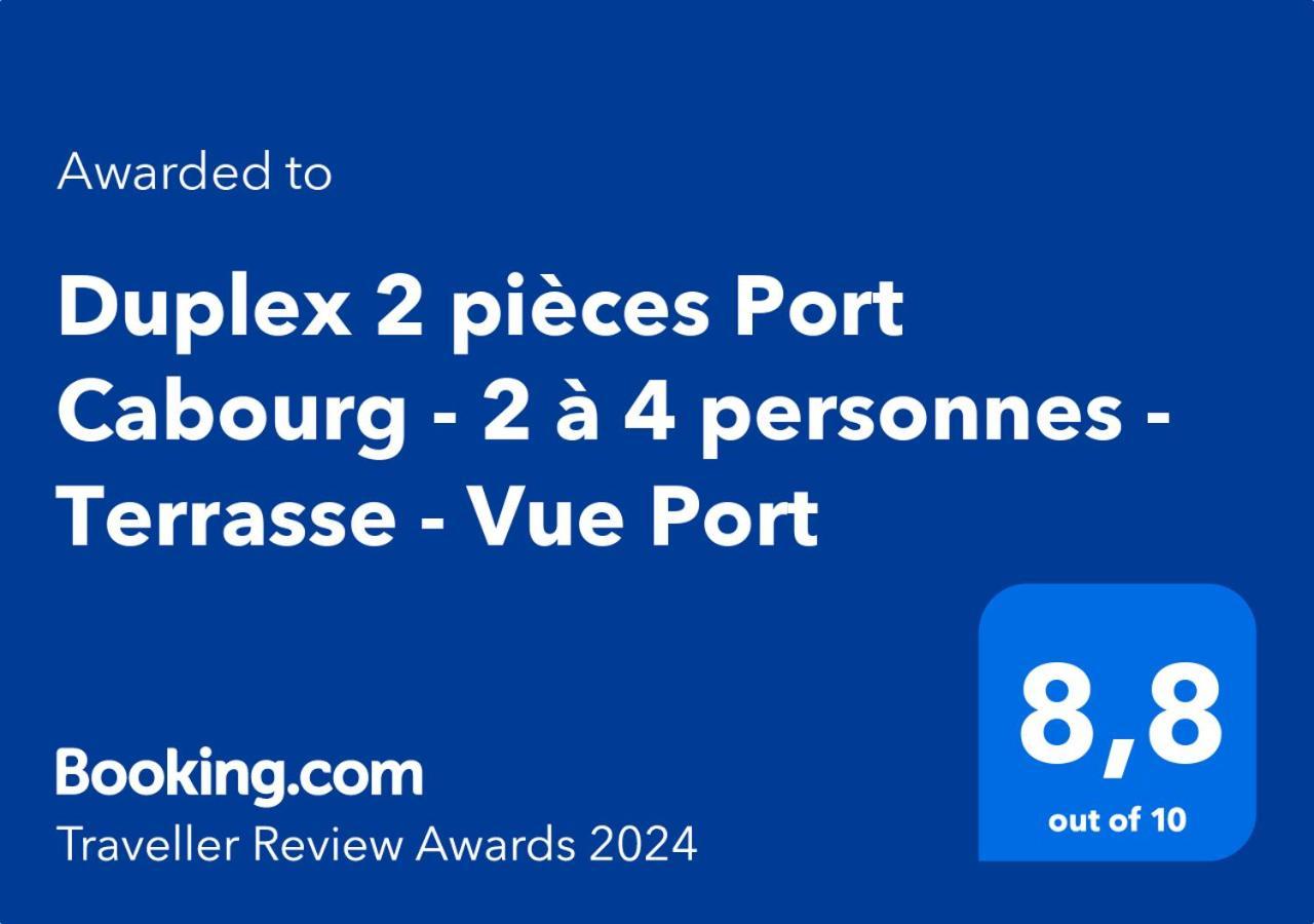 Duplex 2 Pieces Port Cabourg - 2 A 4 Personnes - Terrasse - Vue Port - Exclusif Book Ing Leilighet Dives-sur-Mer Eksteriør bilde